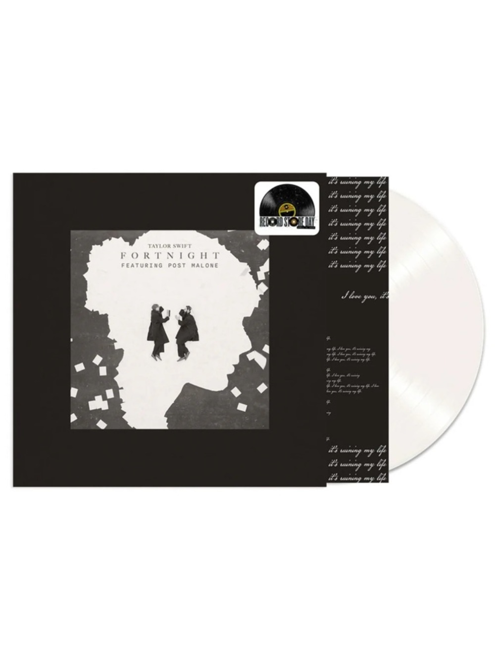 NEW Taylor Swift Fortnight RSD 2025 7” Vinyl White (feat. Post Malone)